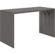 Verin 68 X 40 inch Warm Grey Outdoor Bar Table